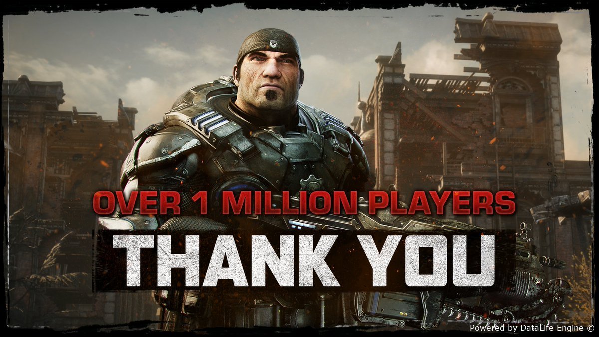 Gears of War: Reloaded-ის აუდიტორიამ უკვე მილიონ მოთამაშეს მიაღწია