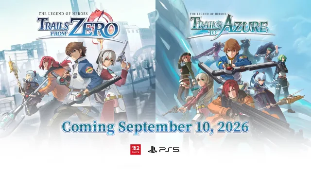 Trails from Zero და Trails to Azure PS5-სა და Switch 2-ზე 10 სექტემბერს გამოვა